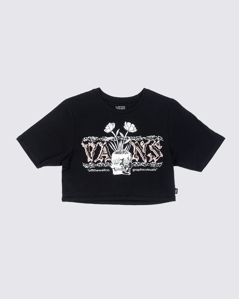 Playeras Growing Ideas Crew Crop Ii Look Negro/Rosa