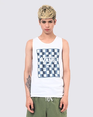 Playeras Mn Print Box Tank  Blanco