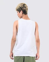 Playeras Mn Print Box Tank  Blanco