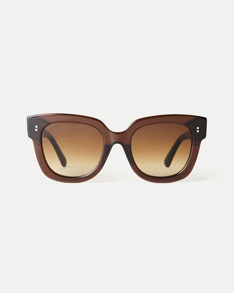 08 Sunglasses in Brown | Veronica Beard