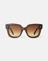 08 Sunglasses in Brown | Veronica Beard