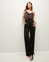 Ollie High-Waist Wide Leg Wool Pant | Veronica Beard