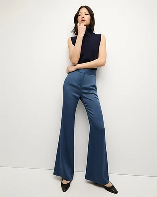 Lebone Pant in Blue Stone | Veronica Beard