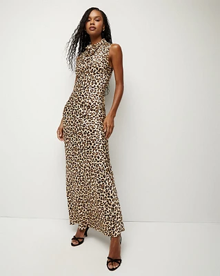 Kura Leopard-Print Column Dress | Veronica Beard