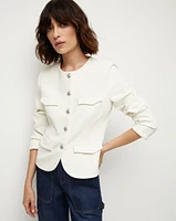 Kensington Fitted Knit Jacket | Veronica Beard