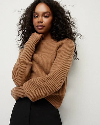 Angela Merino Wool Ribbed Pullover | Veronica Beard