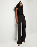 Saul Cargo Pant in Black | Veronica Beard