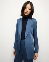 Long And Lean Dickey Jacket in Blue Stone | Veronica Beard