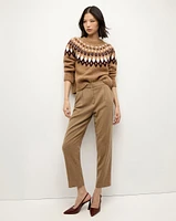 Netta Pant in Heather Russet | Veronica Beard