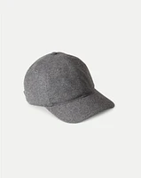 Flannel Baseball Cap in Heather Grey | Veronica Beard