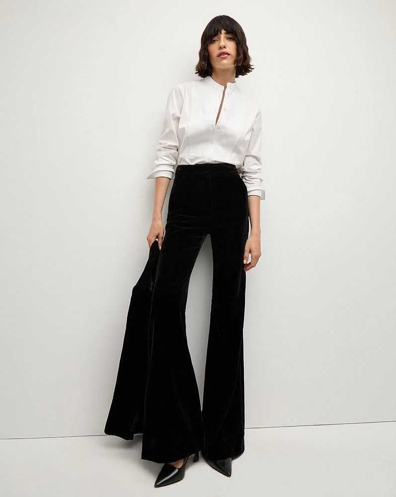 Lebone Pant in Black | Veronica Beard