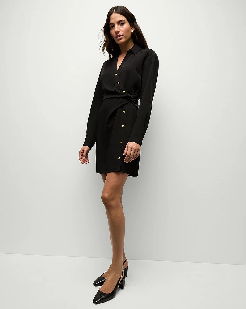 Wright Mini Dress in Black | Veronica Beard