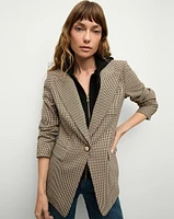 Livvy Dickey Jacket in Sand/Black | Veronica Beard