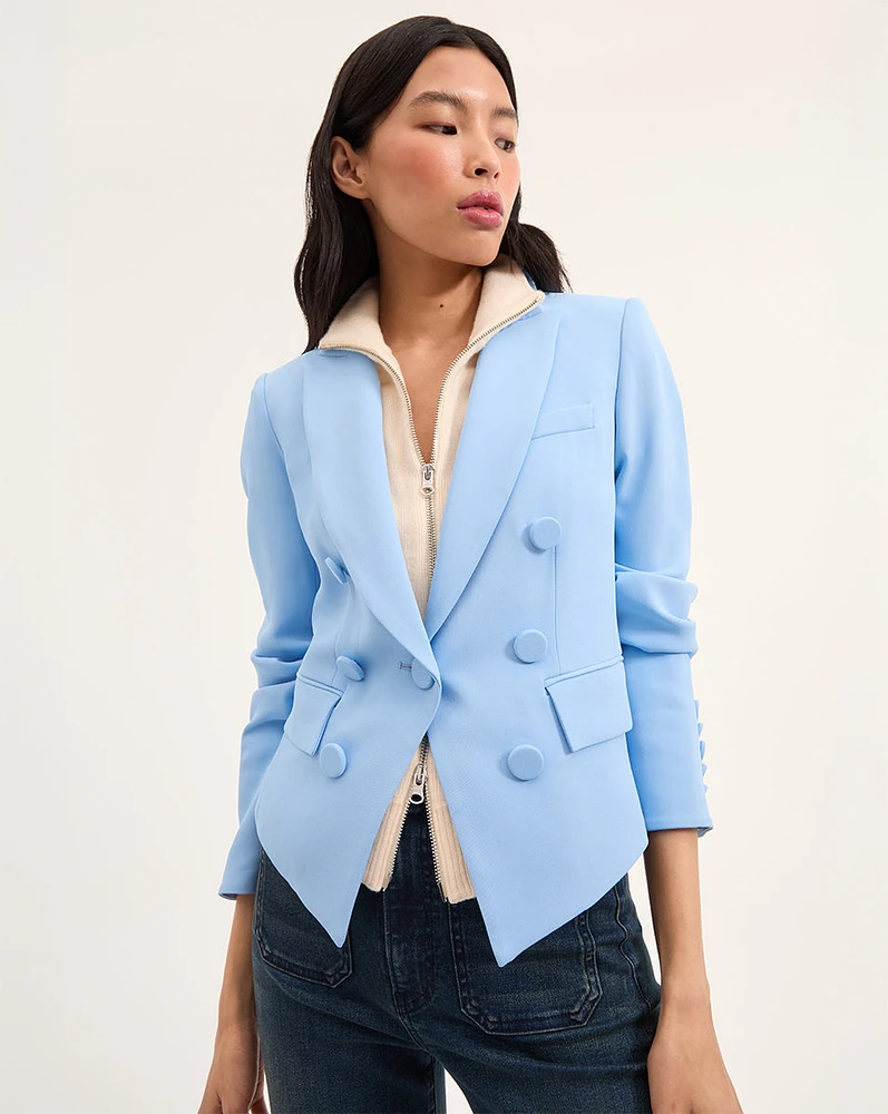 Diego Dickey Jacket in Blue Sky | Veronica Beard