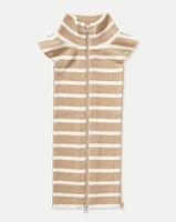 Cashmere Uptown Dickey in Sand/Ivory | Veronica Beard