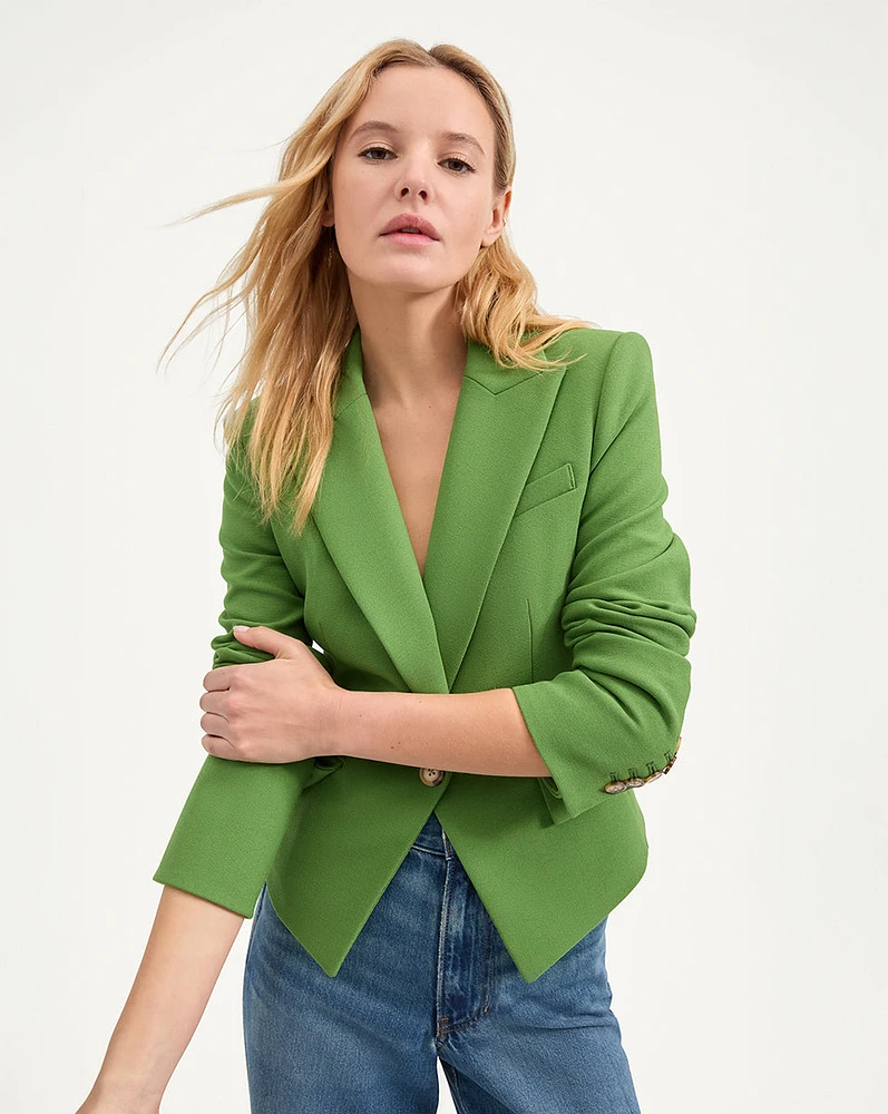 Hosanna Dickey Jacket in Lemongrass | Veronica Beard