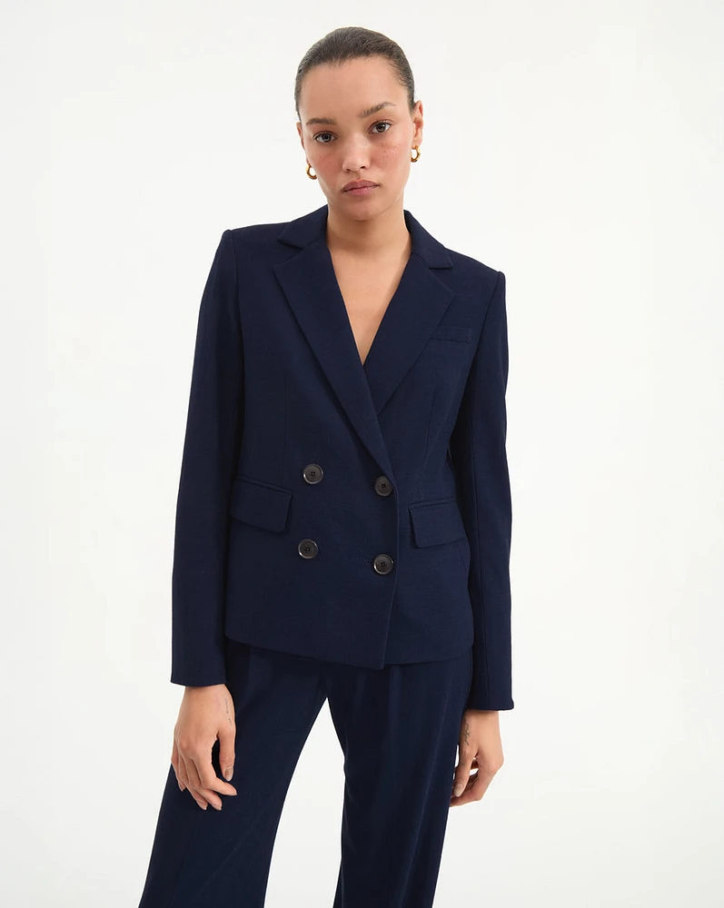 Kona Dickey Jacket in Navy | Navy Blazer | Veronica Beard
