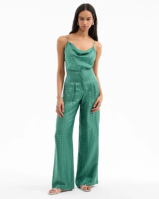 Colter Wide-Leg Pant in Clover | Veronica Beard
