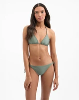 Cala Bikini Top in Stone Army | Veronica Beard