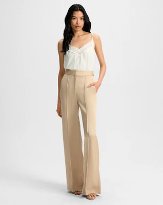 Edia Pant in Stone Khaki | Veronica Beard