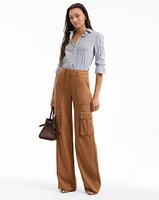 Saul Cargo Pant in Whisky | Veronica Beard