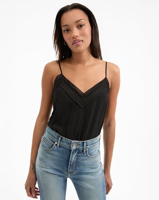 Maray Tank Top in Black | Veronica Beard