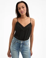 Maray Tank Top in Black | Veronica Beard