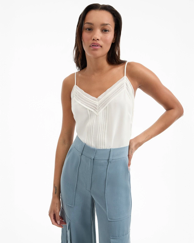 Maray Tank Top in Dove | Veronica Beard