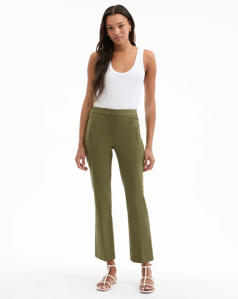 Arte Pant in Stone Army | Veronica Beard