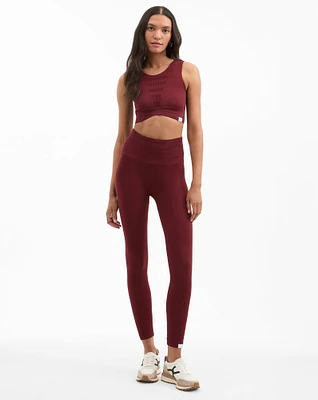 Clay High-Rise Legging in Terracotta | Veronica Beard