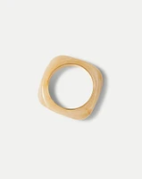Sculpted Resin Bangle in Natural | Veronica Beard