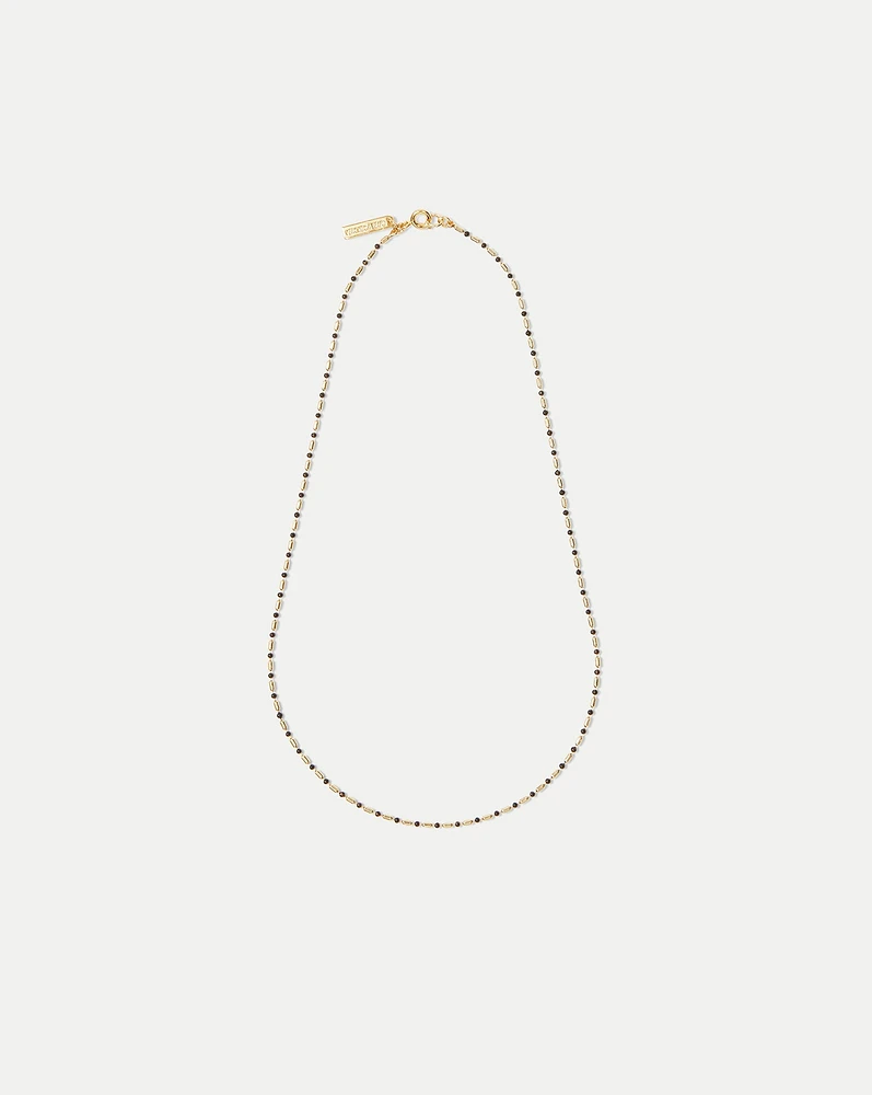 Enamel Bead Chain Necklace in | Veronica Beard