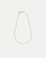 Enamel Bead Chain Necklace in Mauve | Veronica Beard