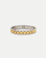 Gold and Silver Watch Band Bracelet | Veronica Beard