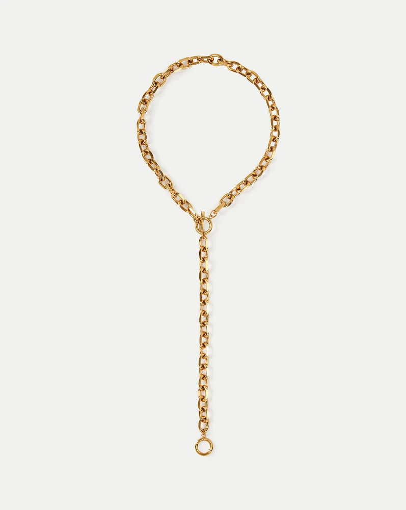 Juliet Gold Lariat Necklace | Veronica Beard