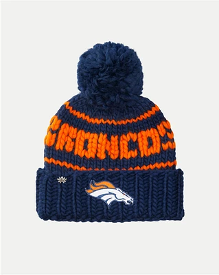 Denver Broncos Beanie in Navy | Veronica Beard