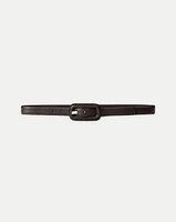 Lavanda Belt in Chocolate Brown | Veronica Beard