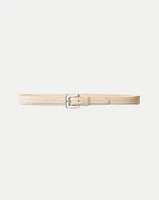 Glossinia Belt in Cream/Silver | Veronica Beard