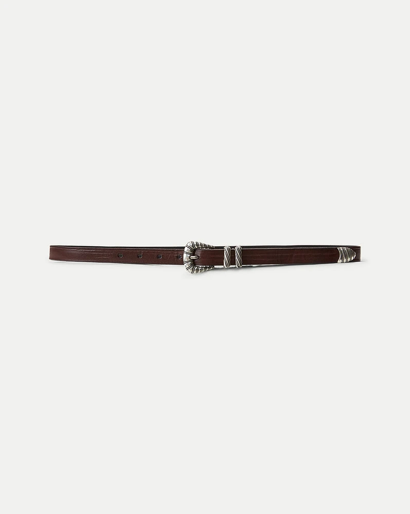 Elsa Belt in Chocolate Brown | Veronica Beard