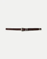 Elsa Belt in Chocolate Brown | Veronica Beard