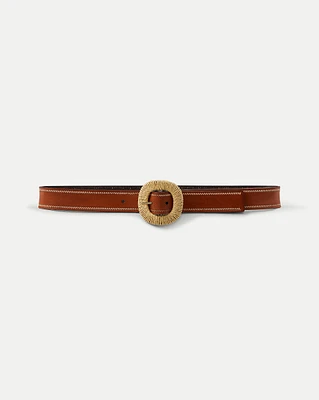 Francesca Belt in Brown | Veronica Beard