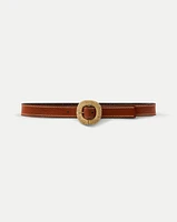 Francesca Belt in Brown | Veronica Beard