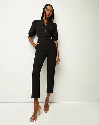 Renzo Slim-Leg Pant | Veronica Beard