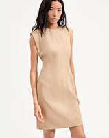 Rosedale Linen Dress in Khaki Melange | Veronica Beard