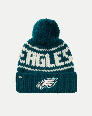 Philadelphia Eagles Beanie in Midnight Green | Veronica Beard