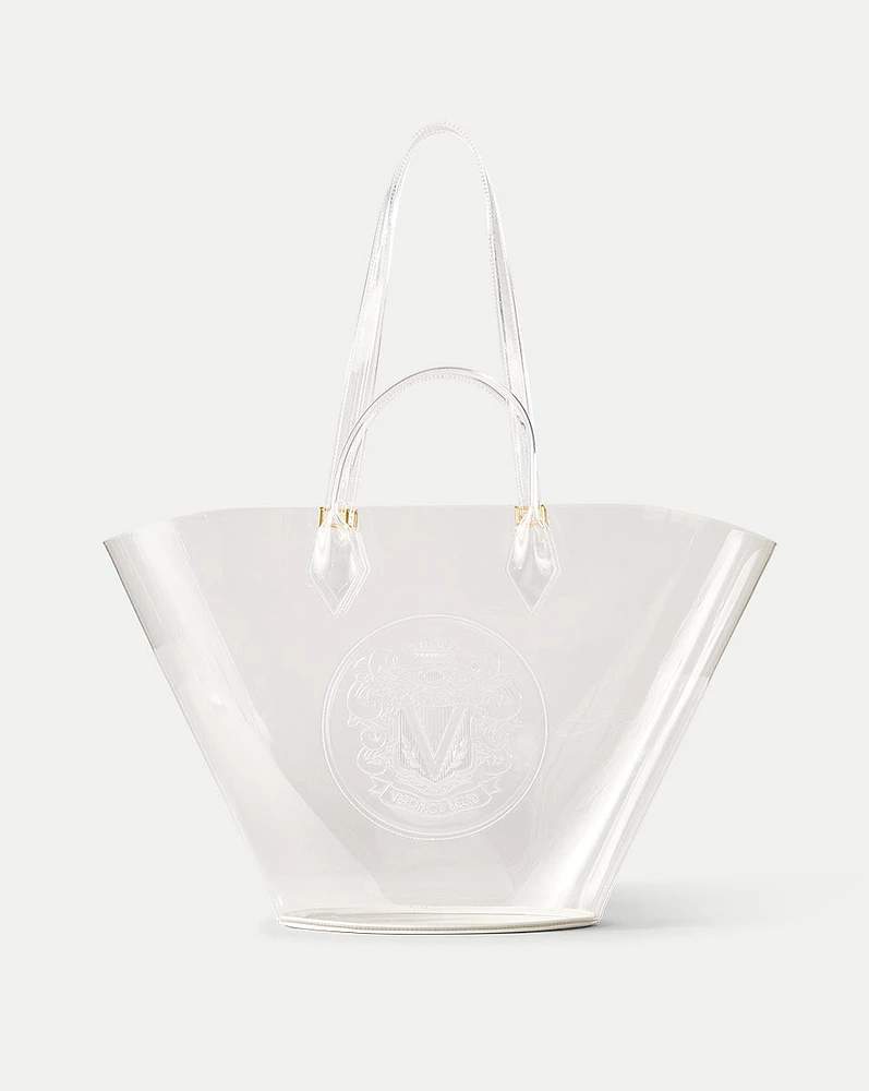 Large Crest Tote in Transparent | Veronica Beard