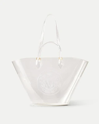 Large Crest Tote in Transparent | Veronica Beard