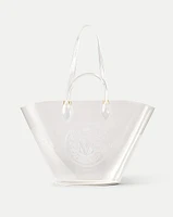 Large Crest Tote in Transparent | Veronica Beard