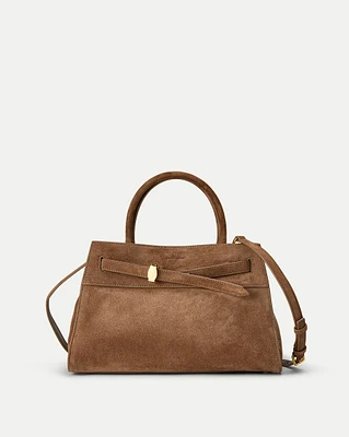 Dash Suede Bag in Bark | Veronica Beard