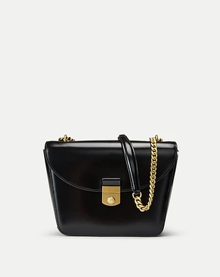 Double Link Flap Bag in Black | Veronica Beard